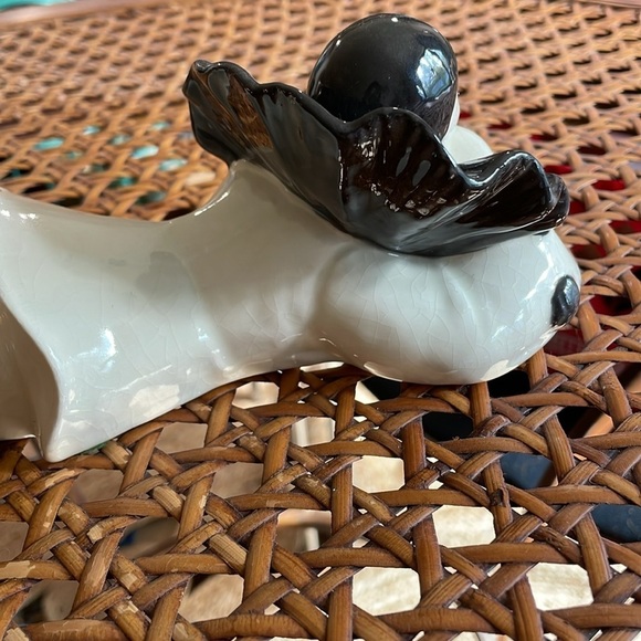 VTG Clowncore Art Deco Pantomime Black White Minimalist Ceramic Pierrot - Picture 12 of 15